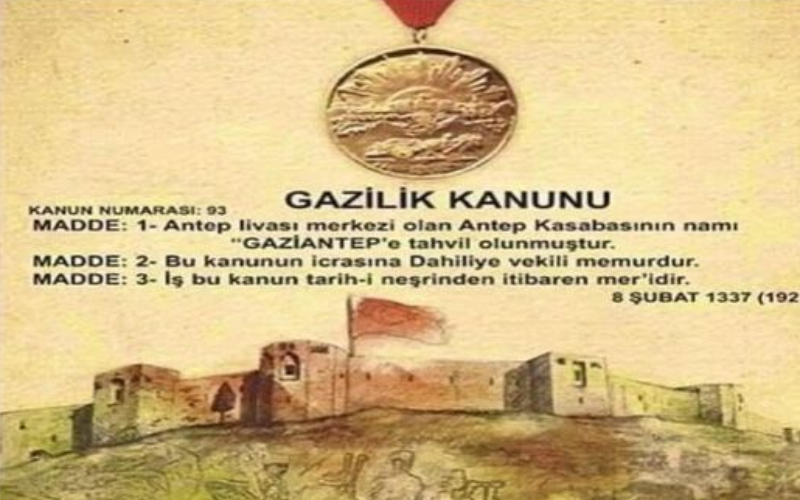 101. yıl dönümünü kutluyor, Antep’i Gaziantep yapan tüm şehit ve Gazilerimizi rahmet, minnet ve şükranla anıyoruz.